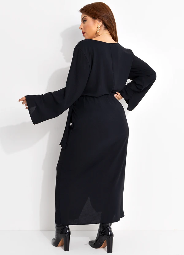 Quintess - Blusa Preta em Crepe Plano 15