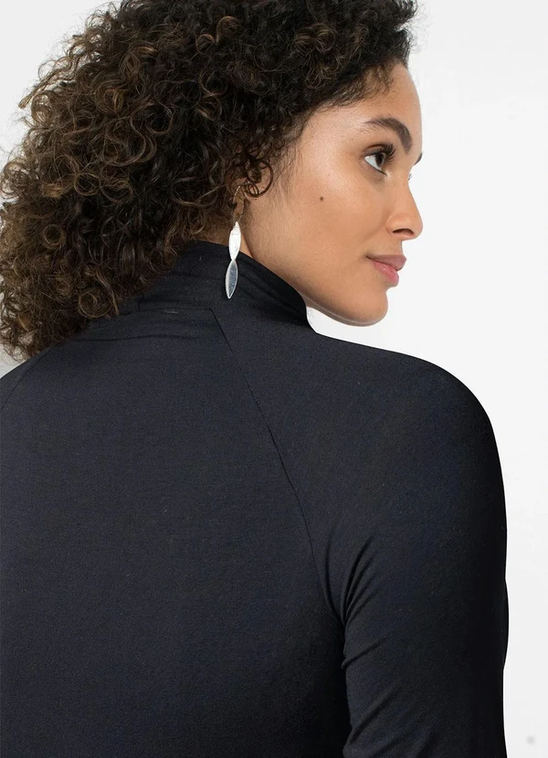 bonprix - Blusa Preta em Malha de Viscose 3