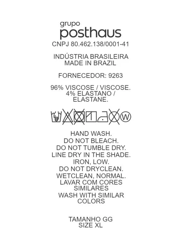 Marguerite - Blusa Preta em Malha de Viscose 7