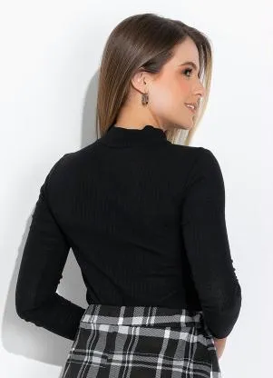 Rosalie - Blusa Preto com Vazado - ROSALIE