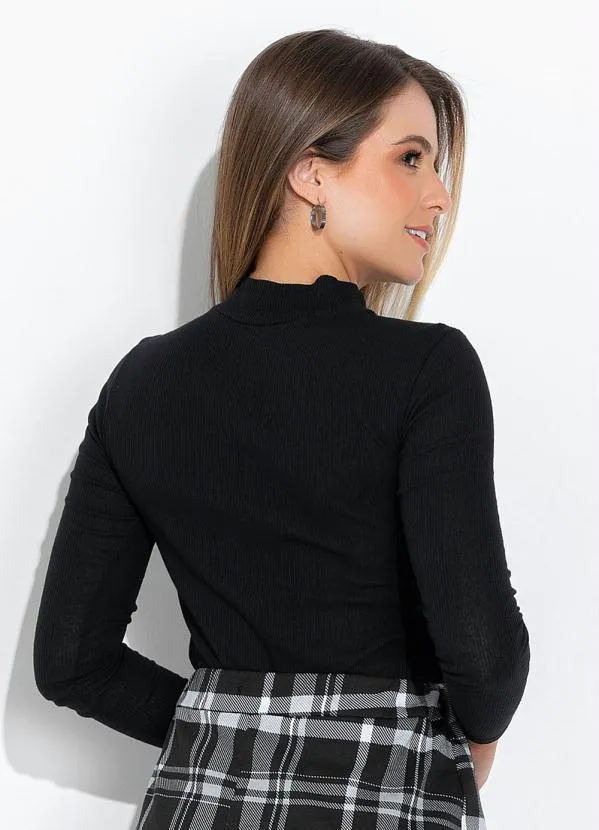 Rosalie - Blusa Preto com Vazado 2