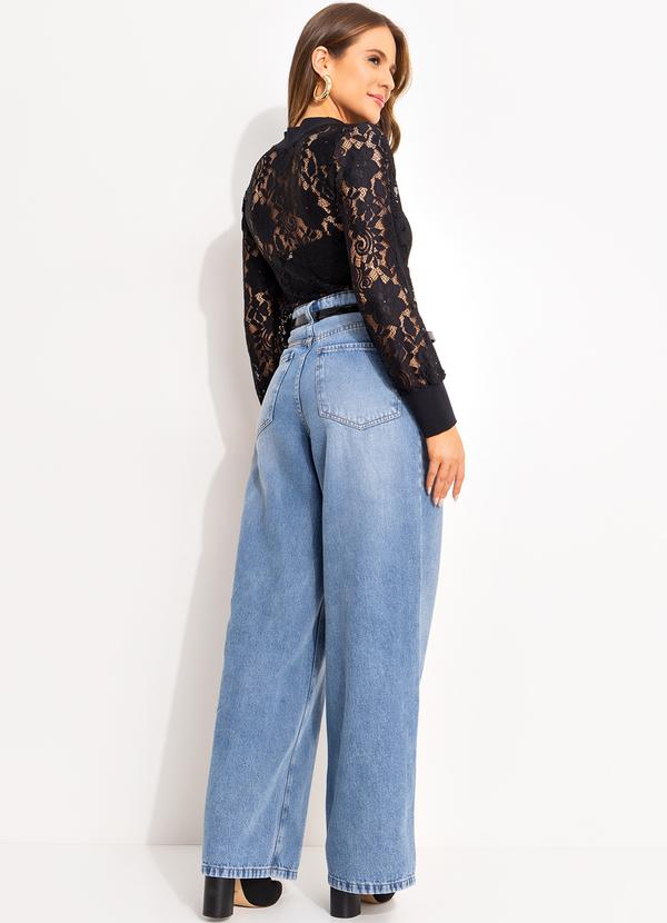 Quintess - Blusa Preto em Renda 4