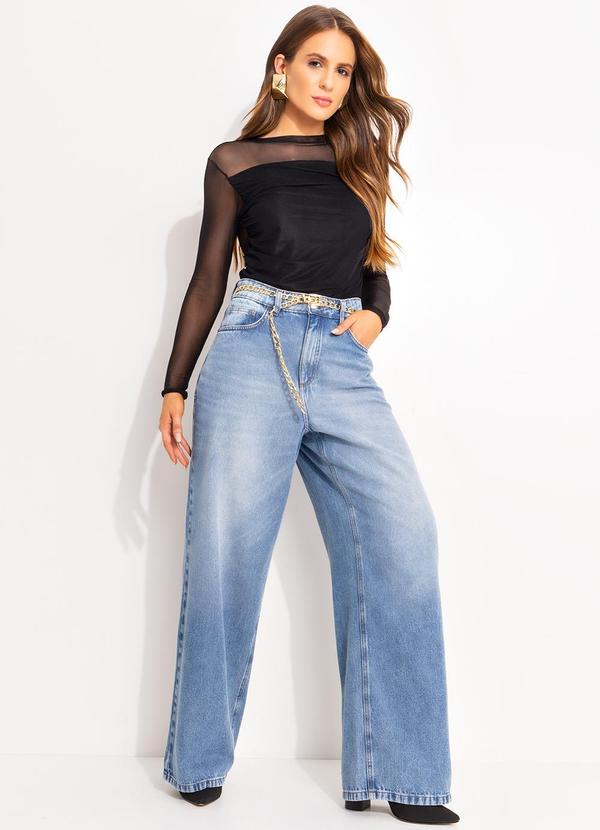 Quintess - Blusa Preto em Tule 3