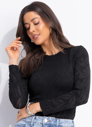 Colcci - Blusa Preto - COLCCI