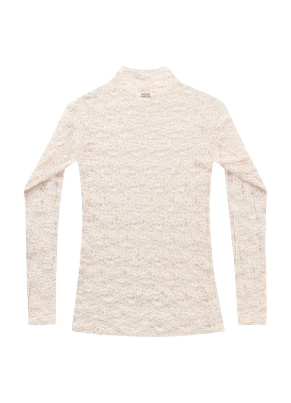 Angel - Blusa Renda Bege 6