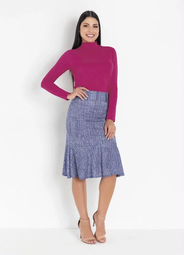 Rosalie - Blusa Rosa com Gola 3