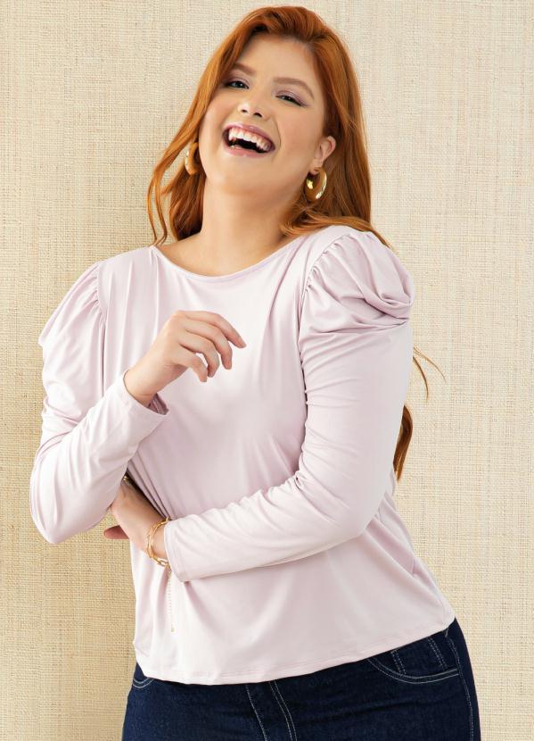 Quintess - Blusa Rose com Mangas Bufantes 6