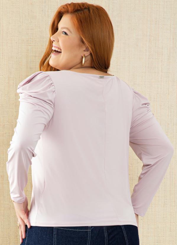 Quintess - Blusa Rose com Mangas Bufantes 7