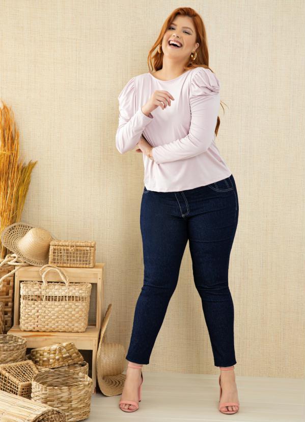 Quintess - Blusa Rose com Mangas Bufantes 8