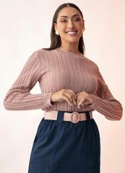 Blusa Ros Maquinetada