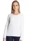 Rovitex - Blusa Manga Longa Canelada Verde - variação: Bege