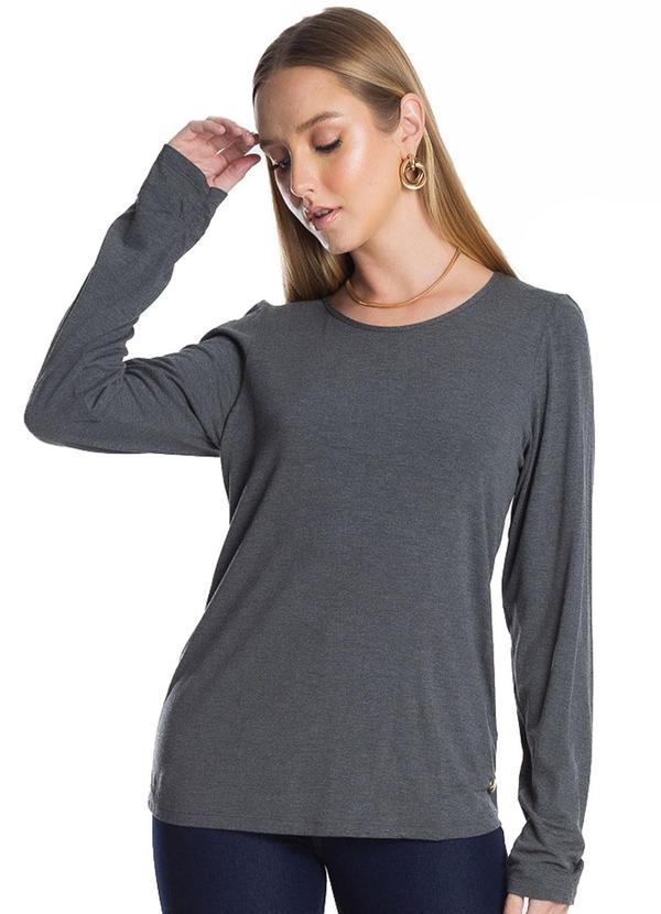 Rovitex - Blusa Cinza