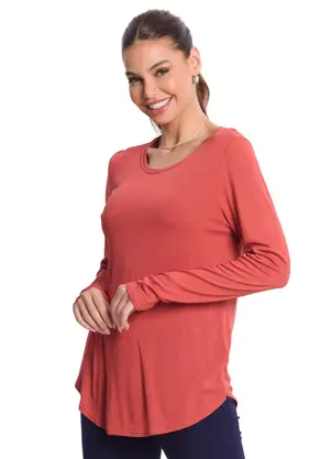 Rovitex - Blusa Marrom - ROVITEX