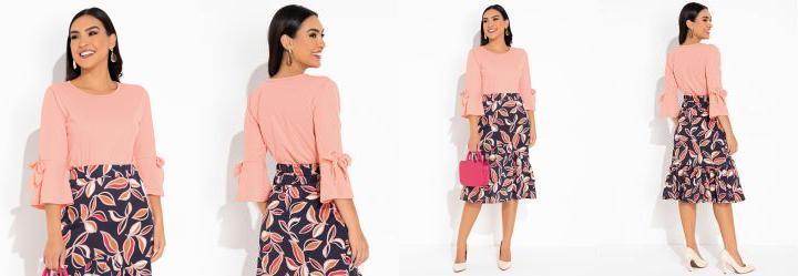 Blusa Salmo Manga Sino