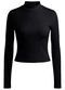 Angel - Blusa Seamless Bege - variação: Preto