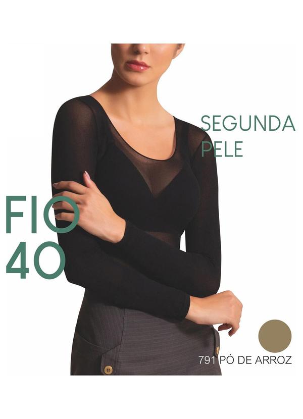 Rovitex - Blusa Segunda Pele Fio 40 Bege