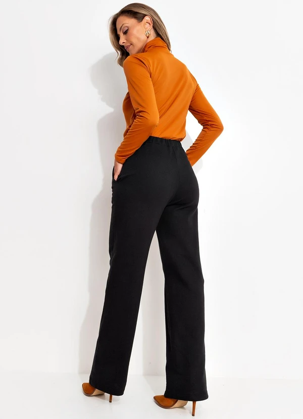 Moda Pop - Blusa Segunda Pele Gola Alta Caramelo 4