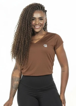 Cobertura - Blusa Sport Feminina Marrom - COBERTURA
