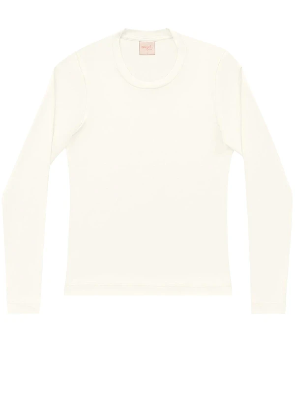 Angel - Blusa Suede Basic Branco