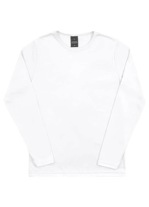 Soft Bonni - Blusa Teen em Malha Térmica Branco 3