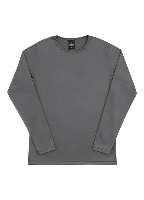 Soft Bonni - Blusa Teen em Malha Térmica Cinza 3