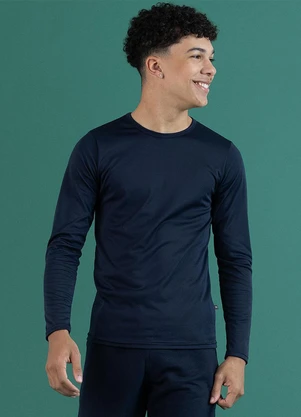 Soft Bonni - Blusa Térmica Teen Marinho - SOFT BONNI