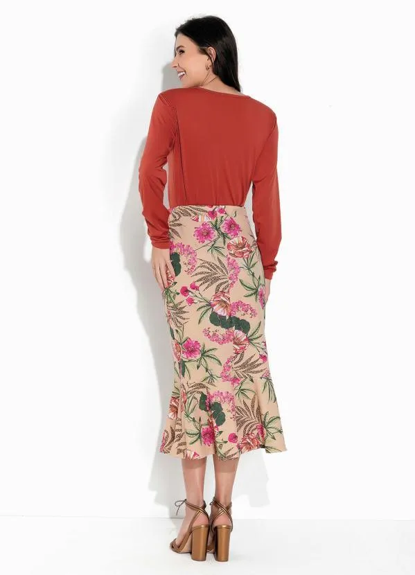 Rosalie - Blusa Terracota com Pala Laço 5