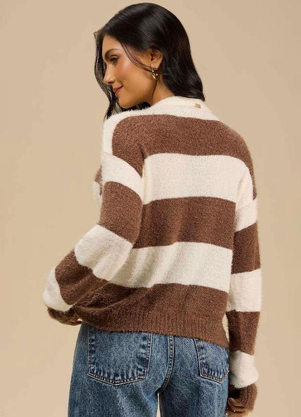 Angel - Blusa Tricot Marrom 2