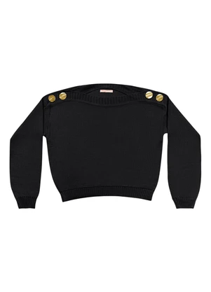 Angel - Blusa Tricot Preto - ANGEL