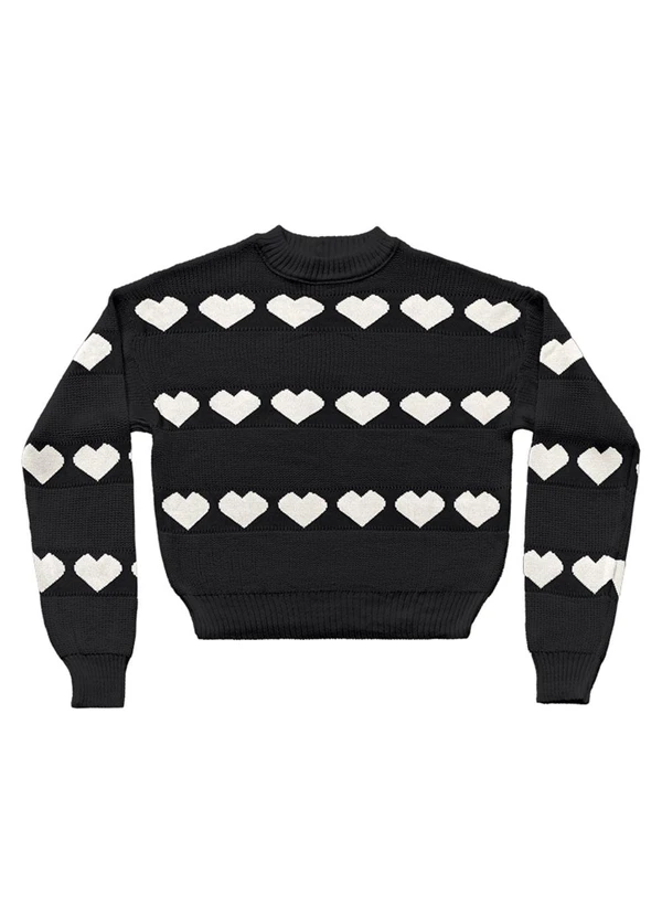 Angel - Blusa Tricot Preto