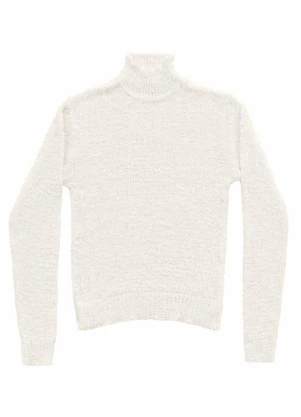 Angel - Blusa Tricot Branco - ANGEL