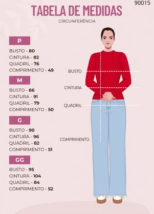 Doce Tom - Blusa Tricot Elegante Manga Trançada Marrom - DOCE TOM