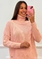 Doce Tom - Blusa Tricot Marieta Latte - variação: Rosa