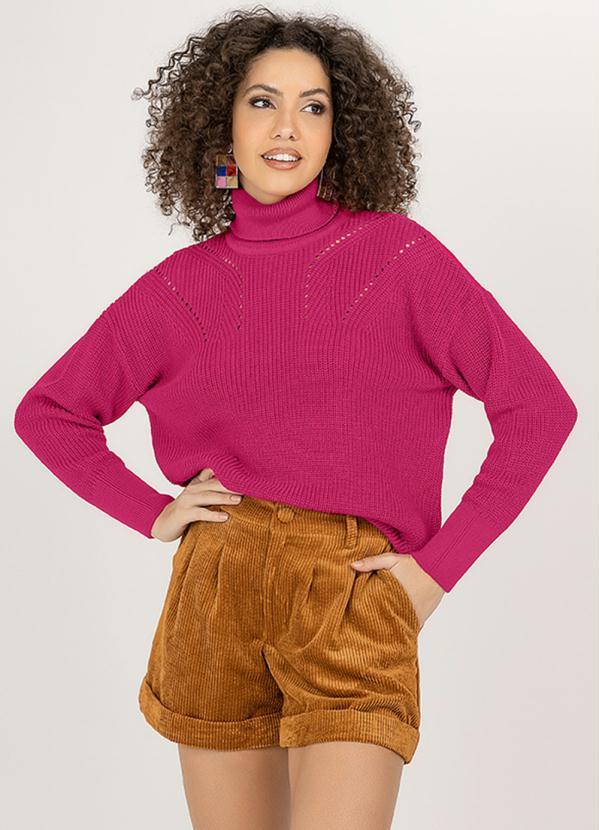 Angel - Blusa Tricot Rosa