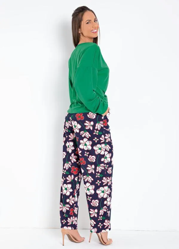 Moda Pop - Blusa Verde com Cava Deslocada 4