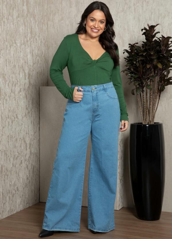 Quintess - Blusa Verde com Torção no Decote 9