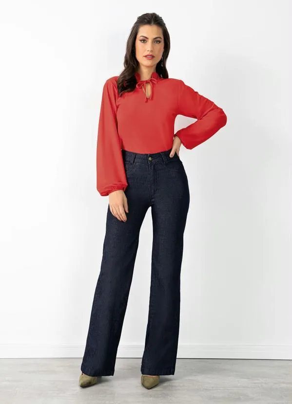 Quintess - Blusa Vermelha com Gota 7