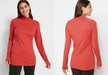 Blusa Vermelho em Canelado