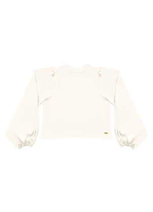 Angel - Blusa Viscose Essentials Off White - ANGEL