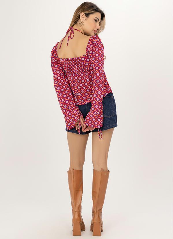 Angel - Blusa Viscose Estampada Estampado 2