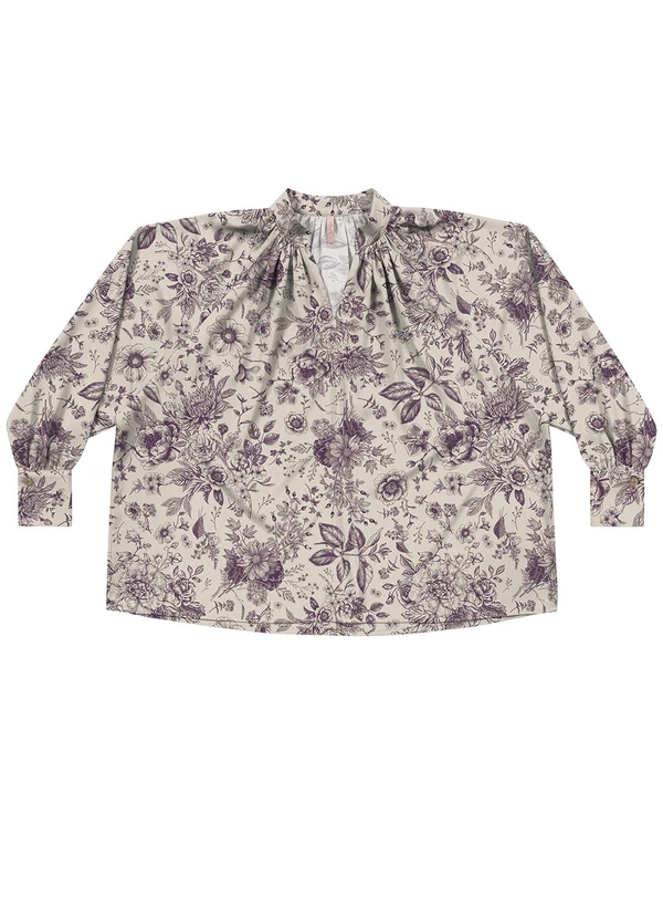 Angel - Blusa Viscose Estampada Vermelho