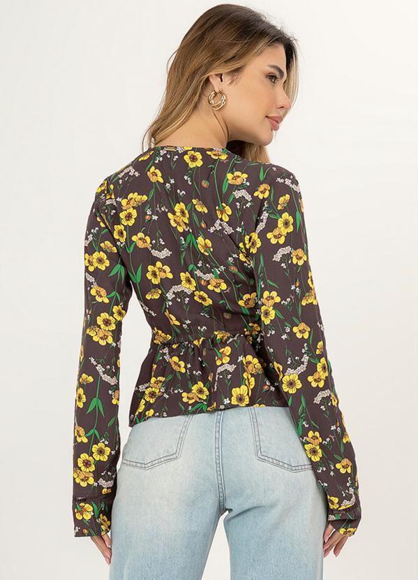 Angel - Blusa Viscose Manga Longa Estampado 2