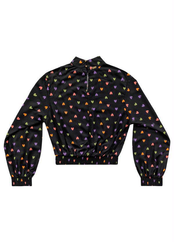 Angel - Blusa Viscose Manga Longa Estampado 4