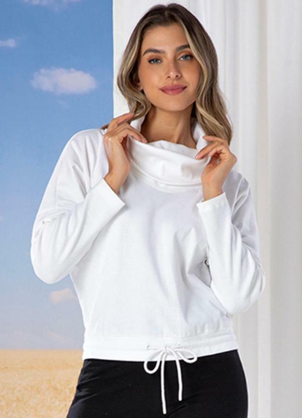 Use Modo - Blusao Amarracao Cintura Branco