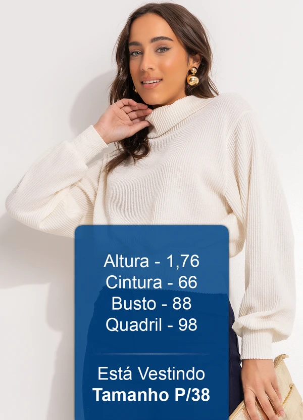 Forum - Blusão Canelado Off White 5