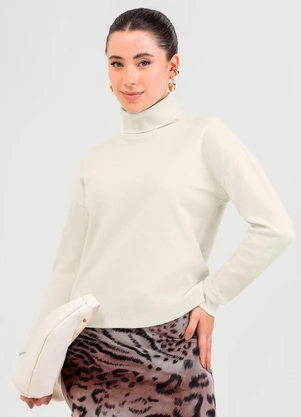 Cativa - Blusão em Algodão Bege - CATIVA