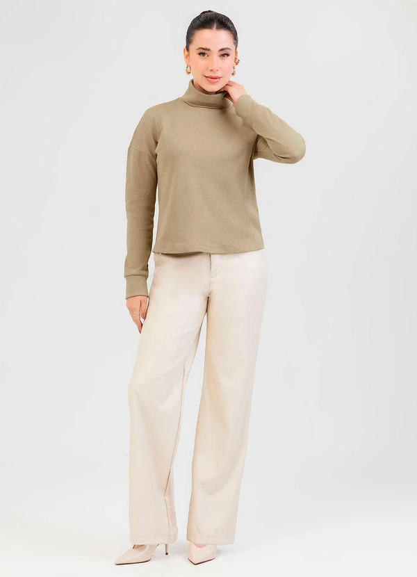 Cativa - Blusão em Algodão Marrom 3