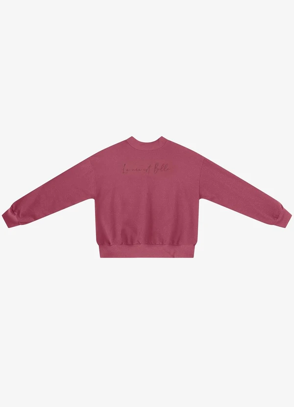 Rovitex - Blusão Estampado com Gola Alta Vermelho 6