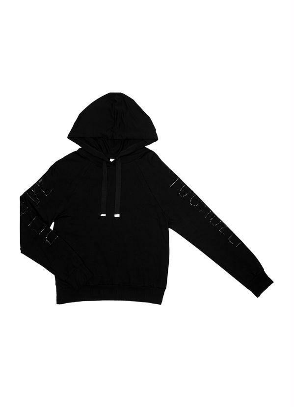 Rovitex - Blusão Estampado Feminino Preto 3