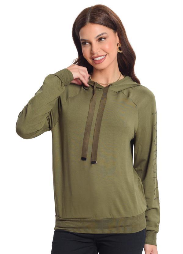 Rovitex - Blusão Estampado Feminino Verde 1